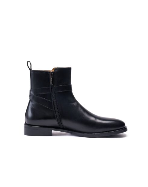 Stivali Jodhpur in pelle nera