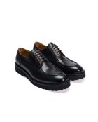 Derbies à plateau en cuir brun foncé