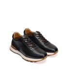 Sneakers in pelle marrone scuro