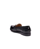 Zwarte leren mocassins