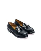 Zwarte leren mocassins