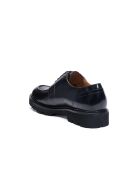 Derbies à plateau en cuir noirs