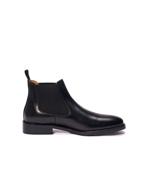 Bottines Chelsea en cuir noires
