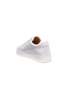 Klassieke witte leren sneakers