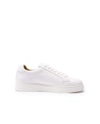 Klassieke witte leren sneakers