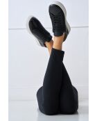 Baskets classiques en cuir noires