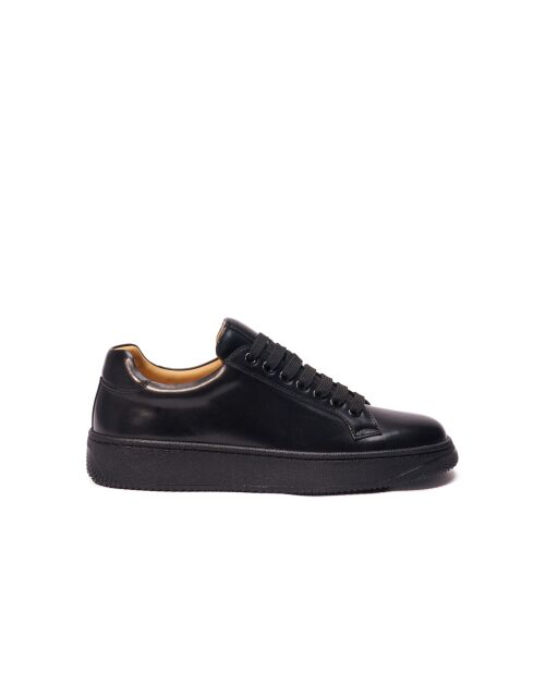 Baskets classiques en cuir noires