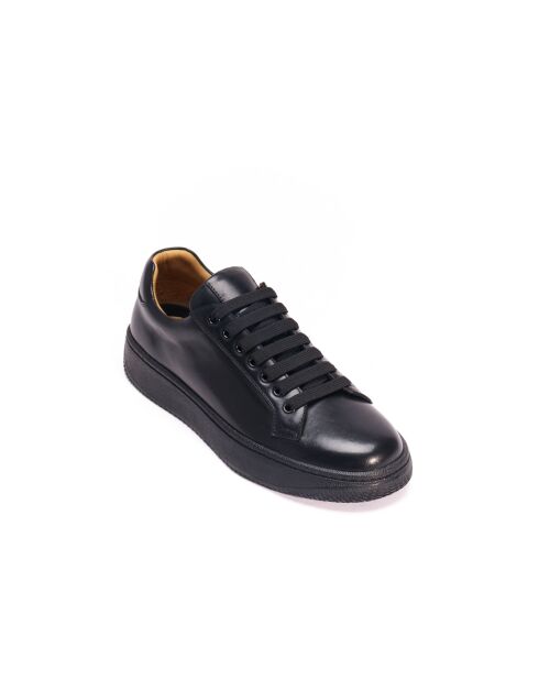 Baskets classiques en cuir noires