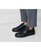 Baskets classiques en cuir noires