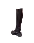 Bottes hautes en cuir noires