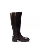 Bottes hautes en cuir noires