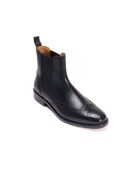 Bottines Chelsea à bout golf en cuir noires