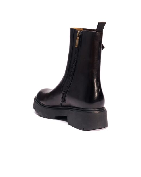 Bottines Chelsea en cuir brun foncé