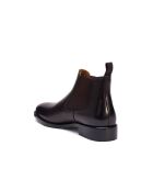 Bottines Chelsea en cuir brun foncé