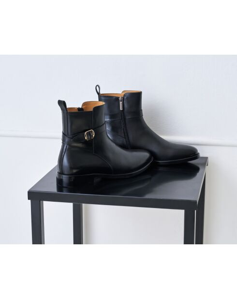 Stivali Jodhpur in pelle nera