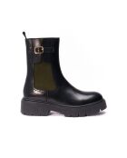 Bottines Chelsea en cuir noires