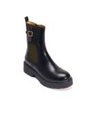 Bottines Chelsea en cuir noires