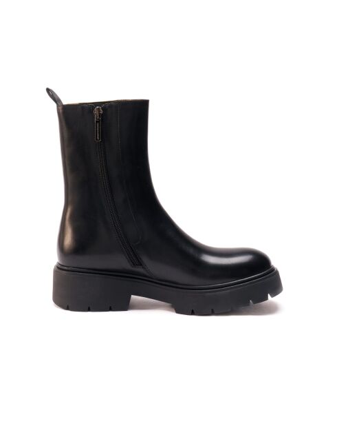 Bottines Chelsea en cuir noires