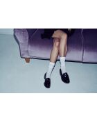 Zwarte leren mocassins