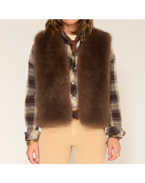 Gilet Galou marron