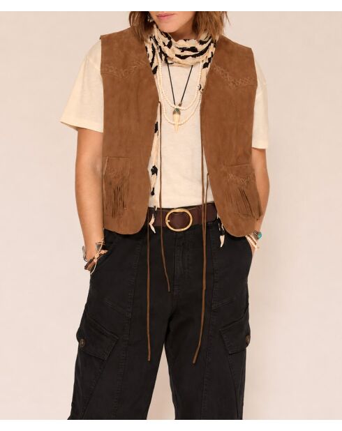 Gilet Galway tan