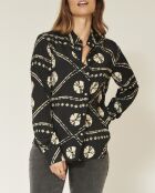 Blusa negra Castanesa