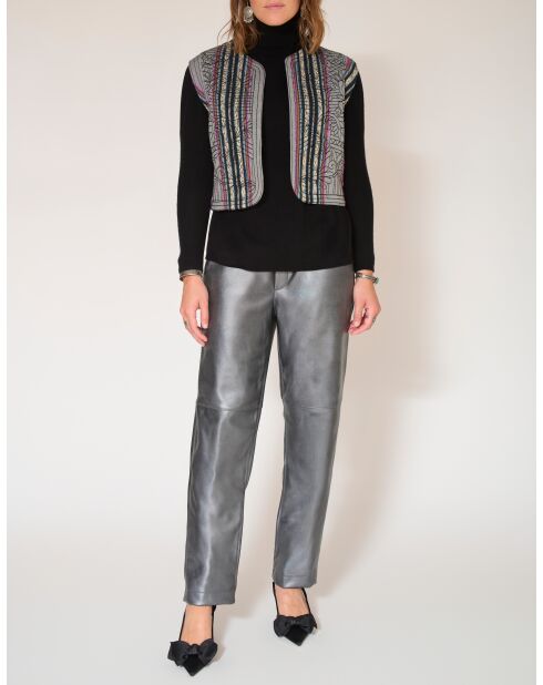 Gilet en coton Garias carbone