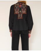 Blouse en coton Hilona noire