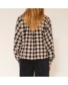 Blouse en coton Calica checks