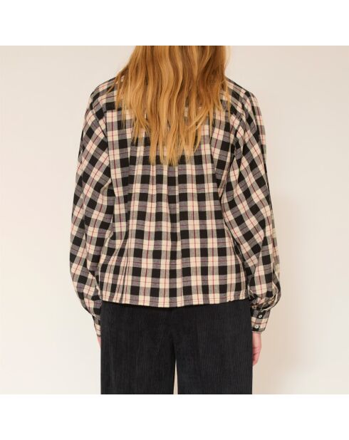 Blouse en coton Calica checks