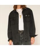Blusa Catus de algodón negra