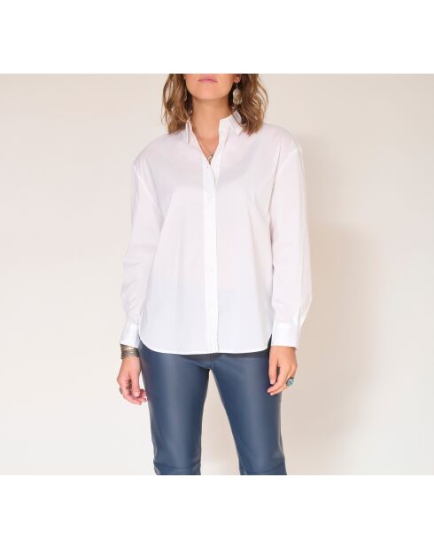 Blouse en coton Cienaga blanche