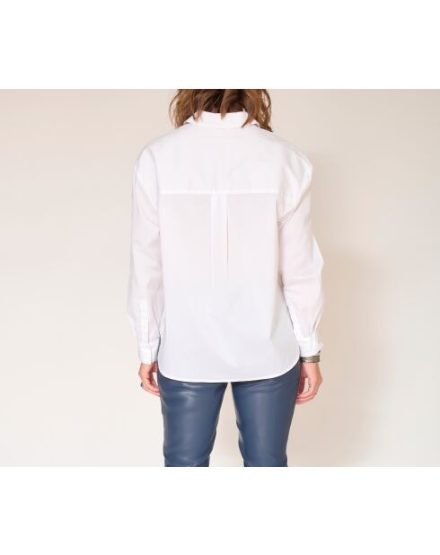 Blouse en coton Cienaga blanche