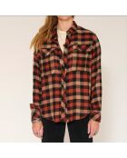 Blusa Caline in cotone a quadri