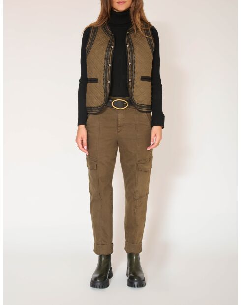 Gilet Gustavia kaki