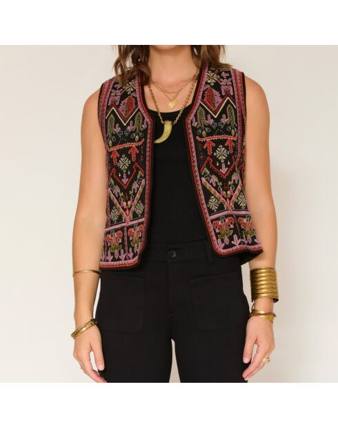 Gilet en coton Griba noir