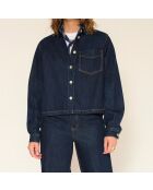 Blouse en coton Caramia Osaka bleue
