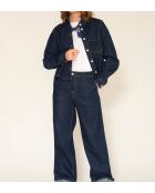Blouse en coton Caramia Osaka bleue