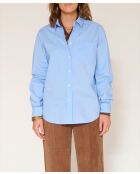 Blusa Catel in cotone blu