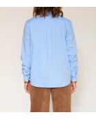 Blusa Catel in cotone blu