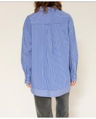 Blusa de algodón azul Cassy