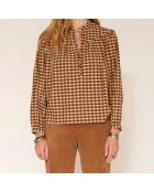 Blouse en coton Cortela kaki