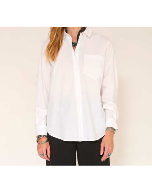 Blouse en coton Catel blanche