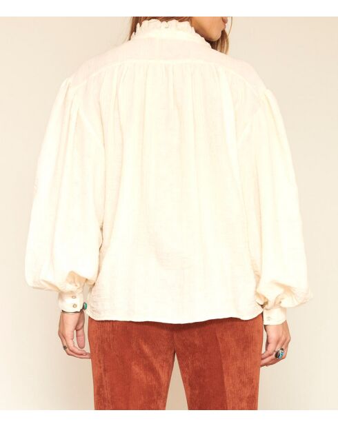 Blouse en coton Coste naturelle