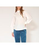 Blouse en coton Harion craie