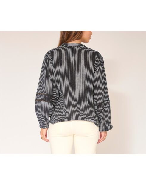 Blouse en coton Hiper noir