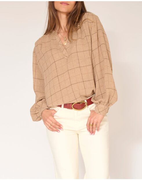 Blouse Corsica beige