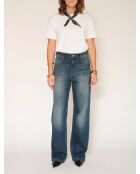Die blauen Baumwolljeans von James Wilson
