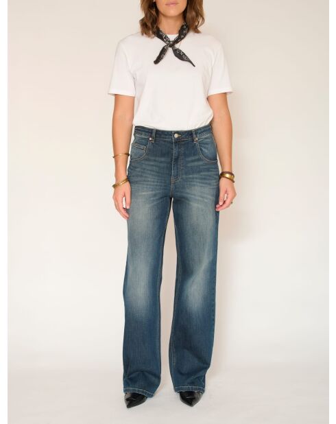 Die blauen Baumwolljeans von James Wilson