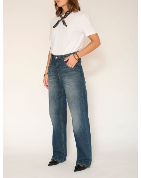 Die blauen Baumwolljeans von James Wilson